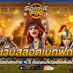 เว็บสล็อตเบทฟิก สมัครสมาชิกง่าย ๆ 3 ขั้นตอนก็เริ่มเดิมพันได้ทันที