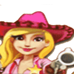 สาวคาวบอย เกม MONEYBANGBANG ค่าย JOKER