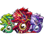 มังกร3สี เกม DRAGONS REALM ค่าย JOKER