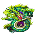 มังกรสีเขียว เกม DRAGONS REALM ค่าย JOKER
