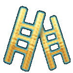 สัญลักษณ์พิเศษ บันไดไม้ เกมSNAKES AND LADDERS MEGADICE ค่ายPP