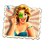 สัญลักษณ์พิเศษ สาวถือลูกอม เกม PINUP GIRLS ค่ายPP