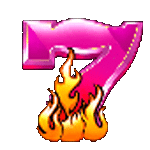 สัญลักษณ์พิเศษ หมายเลข 7 สีชมพู เกม FIRE STRIKE 2 ค่ายPP