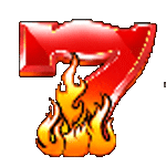 สัญลักษณ์พิเศษ หมายเลข 7 สีแดง เกม FIRE STRIKE 2 ค่ายPP