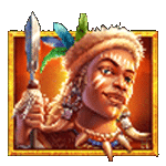 สัญลักษณ์พิเศษ หัวหน้าชนเผ่า เกมGEMS OF SERENGETI ค่ายPP