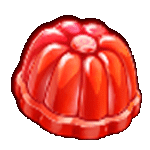 สัญลักษณ์พิเศษ เยลลี่สีแดง เกมCANDY STARS ค่ายPP