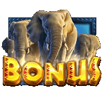BONUS SYMBOL เกมAFRICAN ELEPHANT ค่ายPP