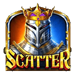 SCATTER SYMBOL เกมTHE KNIGHT KING ค่ายPP