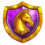 WILD SYMBOL เกมTHE KNIGHT KING ค่ายPP