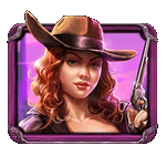 สัญลักษณ์พิเศษ คาวบอยหญิง เกม COWBOY COINS ค่ายPP