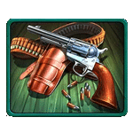 สัญลักษณ์พิเศษ ปืน เกม COWBOY COINS ค่ายPP