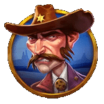 สัญลักษณ์พิเศษ ผู้กองหมวกดาว เกมWILD WEST DUELS ค่ายPP