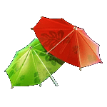 สัญลักษณ์พิเศษ ร่มเสียบแก้ว เกมCLUB TROPICANA ค่ายPP