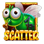 SCATTER SYMBOL เกมFROGS BUGS ค่ายPP