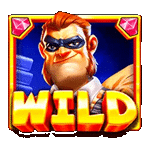 WILD SYMBOL เกมROBBER STRIKE ค่ายPP