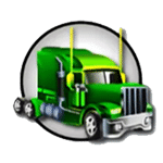 รถบรรทุกสีเขียว เกม HIGHWAYKINGS JP