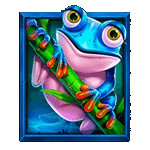 สัญลักษณ์พิเศษ กบสีฟ้า เกมFROGS BUGS ค่ายPP