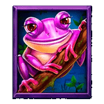 สัญลักษณ์พิเศษ กบสีม่วง เกมFROGS BUGS ค่ายPP