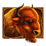 สัญลักษณ์พิเศษ กระทิงป่า เกมWILD BISON CHARGE ค่ายPP