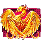 สัญลักษณ์พิเศษ นกฟินิกส์สีทอง เกม 5 LIONS ค่ายPP