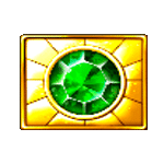 สัญลักษณ์พิเศษ มรกต เกม AZTEC GEMS ค่ายPP
