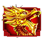 สัญลักษณ์พิเศษ มังกรทอง เกม 5 LIONS ค่ายPP