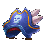 สัญลักษณ์พิเศษ หมวกโจรสลัด เกมPIRATES PUB ค่ายPP