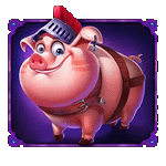 สัญลักษณ์พิเศษ หมู เกมKNIGHT HOT SPOTZ ค่ายPP
