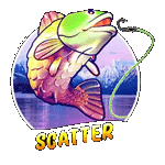 SCATTER SYMBOL เกมBIGGER BASS BLIZZARD CHRISTMAS CATCH ค่ายPP