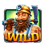 WILD SYMBOL เกม GOLD RUSH ค่ายJILI
