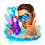ผู้ชายเล่นน้ำ เกม SONGKRAN SPLASH ค่าย PG SLOT