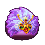 สัญลักษณ์พิเศษ ที่ใส่หัวนักเต้น เกม SAMBA ค่ายJILI