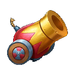 สัญลักษณ์พิเศษ ปืนใหญ่ เกมSKY BOUNTY ค่ายPP