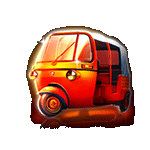 สัญลักษณ์พิเศษ รถตุ๊กตุ๊ก เกม HAPPY TAXI ค่าย JILI