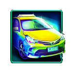สัญลักษณ์พิเศษ รถแท็กซี่สีเหลือง เกม HAPPY TAXI ค่าย JILI