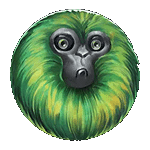 สัญลักษณ์พิเศษ ลิงสีเขียว เกม 7 MONKEYS ค่ายPP