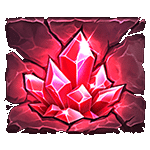 สัญลักษณ์พิเศษ อัญมณีสีแดง เกม GOLD RUSH ค่ายJILI