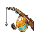 สัญลักษณ์พิเศษ เบ็ดตกปลา เกมBIG BASS BONANZA KEEPING IT REEL ค่ายPP