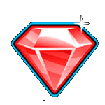 สัญลักษณ์พิเศษ เพชรสีแดง เกม JOKER S JEWELS ค่ายPP