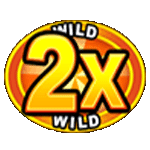 สัญลักษณ์พิเศษ WILD X2 เกม GOLDEN BANK ค่าย JILI SLOT