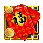 สัญลักษณ์พิเศษ ซองอังเปา เกม WAR OF DRAGONS ค่าย JILI SLOT