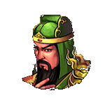 สัญลักษณ์พิเศษ นักรบชายสีเขียว เกม GOD OF MARTIAL ค่าย JILI SLOT