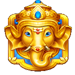 สัญลักษณ์พิเศษ หัวช้างสีทอง เกม SUPER RICH ค่าย JILI SLOT