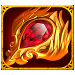 สัญลักษณ์พิเศษ อัญมณีสีแดง เกม ROMA X ค่ายJILI SLOT