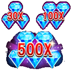สัญลักษณ์พิเศษ เพชร เกม DAIMOND PARTY ค่าย JILI SLOT