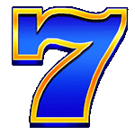 สัญลักษณ์พิเศษ เลข 7 สีน้ำเงิน เกม SEVENSEVENSEVEN ค่าย JILI SLOT