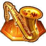 สัญลักษณ์พิเศษ แตร เกม LUCKY BALL ค่าย JILI SLOT
