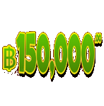 สัญลักษณ์ ค่าเงินรางวัล 150,000 บาท เกม GOLD RUSH SCRATCHCARD ค่าย PRAGMATIC PLAY