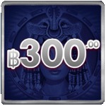 สัญลักษณ์ 300 บาท เกม QUEEN OF GOLD SCRATCHCARD ค่าย PRAGMATIC PLAY