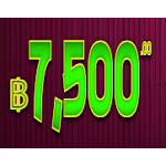 สัญลักษณ์ 7,500 บาท เกม PANDA GOLD SCRATCHCARD ค่าย PRAGMATIC PLAY